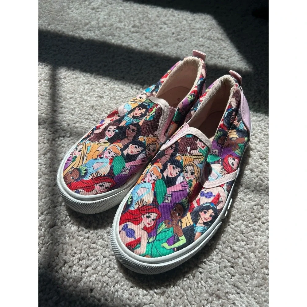 Girls Ground Up Disney Princess Slip On Shoes Sz 13